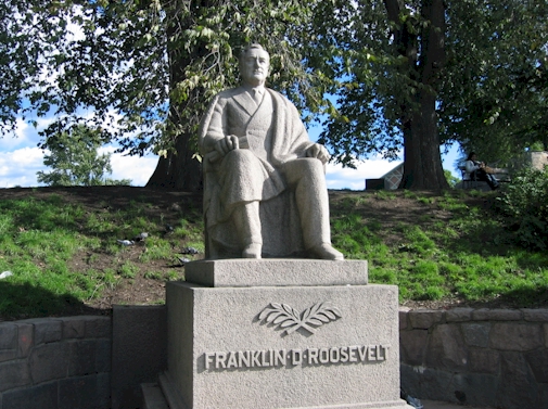 FDR statue in oslo
